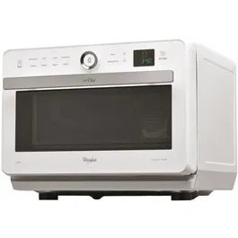 Whirlpool JT469WH Microondas Jet Chef 33L 6th SENS Combi Crisp Steam Acero Inoxidable Blanco