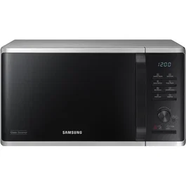 Samsung MS23K3555ES Microondas SOLO 23L 800W 20 programas Negro y Plata