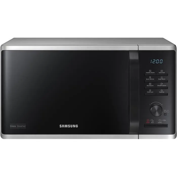 Samsung MS23K3555ES Microondas SOLO 23L 800W 20 programas Negro y Plata Samsung MS23K3555ES Microondas SOLO 23L 800W 20 programas Negro y Plata