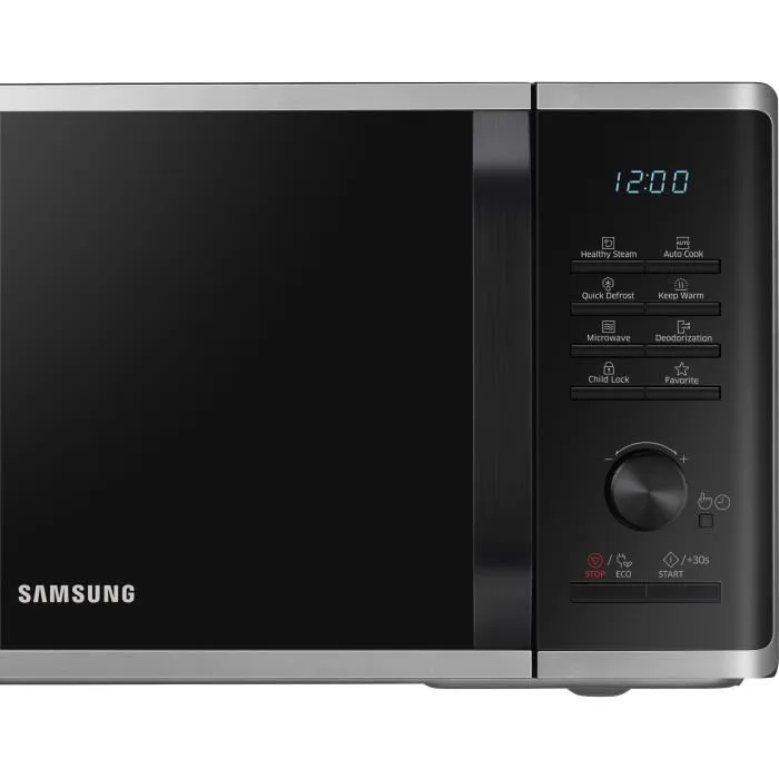 Samsung MS23K3555ES Microondas SOLO 23L 800W 20 programas Negro y Plata Samsung MS23K3555ES Microondas SOLO 23L 800W 20 programas Negro y Plata