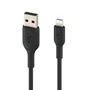 Belkin CAA001BT2MBK Cable Lightning a USB A Macho, 2 Metros, Negro, Compatible con iPhone y iPad