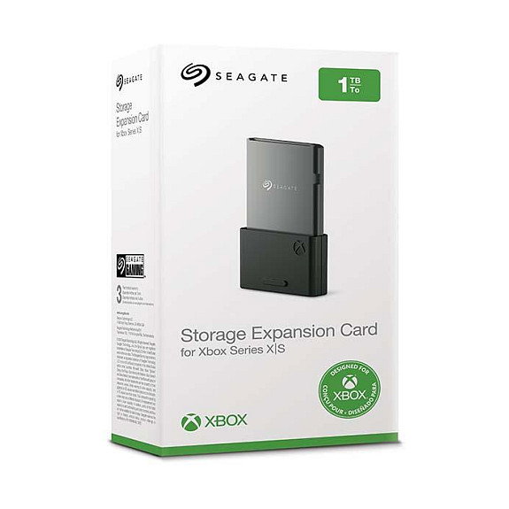 Seagate Tarjeta de Expansión de Almacenamiento 1 TB para Xbox Series X/S - Expansion Card (STJR1000400) Negro, Compatible con Arquitectura Velocity Seagate Tarjeta de Expansión de Almacenamiento 1 TB para Xbox Series X/S - Expansion Card (STJR1000400) Negro, Compatible con Arquitectura Velocity