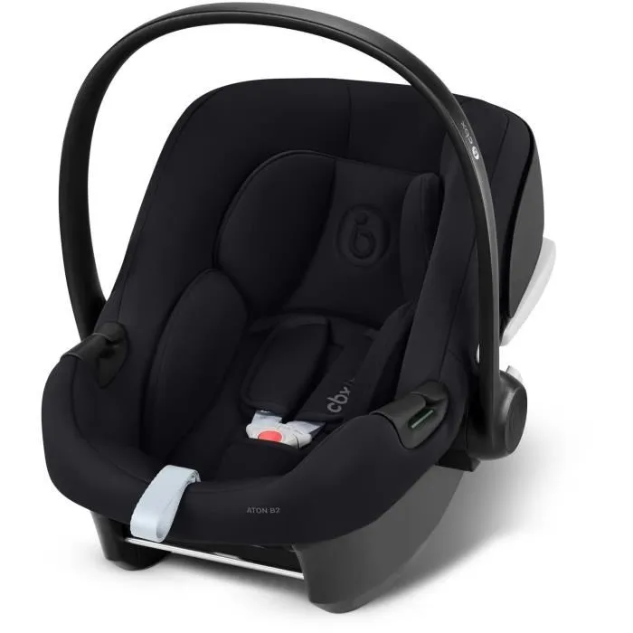 CYBEX Silla de Coche Aton B2 i-Size 0-24 Meses con Capota XXL UPF50+ Protección Lateral - Volcano Black CYBEX Silla de Coche Aton B2 i-Size 0-24 Meses con Capota XXL UPF50+ Protección Lateral - Volcano Black