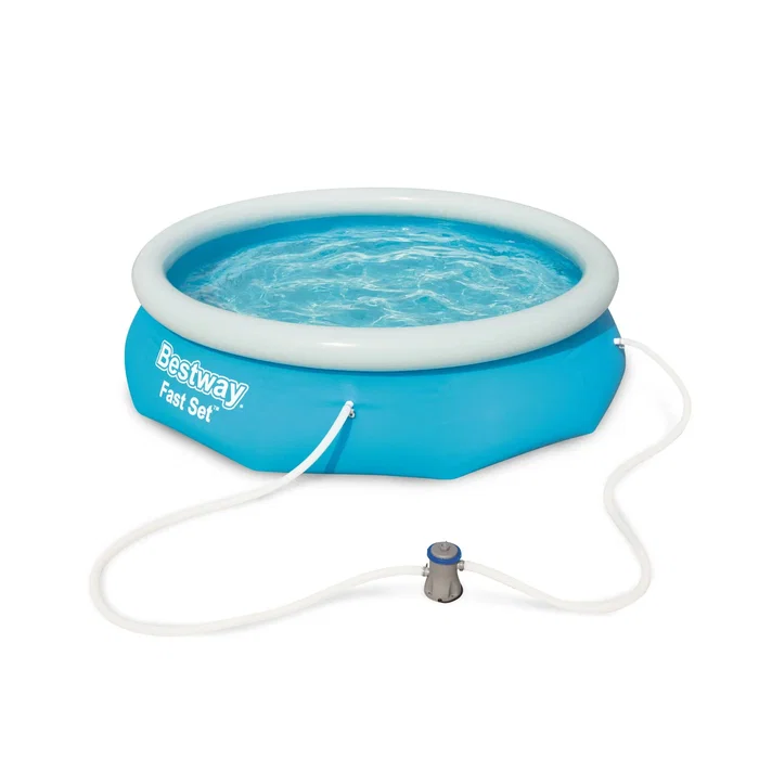 Bestway Kit Piscina Autoportante Redonda Ø3.05x H0.76m Fast Set Pools 3638L Filtro 1.249m³/h Cartucho Tipo I