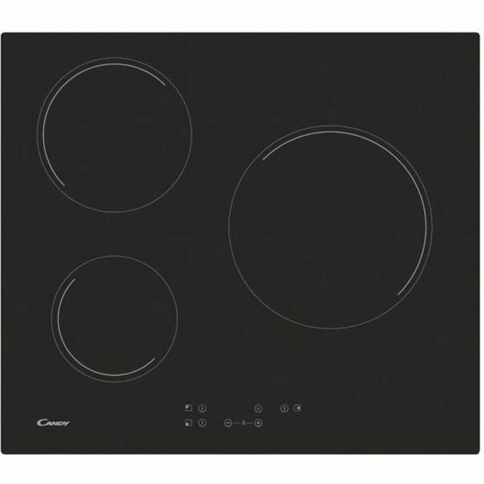 Candy CH63CT Placa vitrocerámica de 3 fuegos, Negro Candy CH63CT Placa vitrocerámica de 3 fuegos, Negro