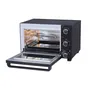 Continental Edison CEMF28B2 Mini Horno Eléctrico 28L Negro 1500W con Asador y Circulación Natural