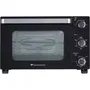 Continental Edison CEMF28B2 Mini Horno Eléctrico 28L Negro 1500W con Asador y Circulación Natural