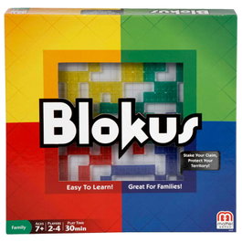 MATTEL Blokus Refresh Juego de Mesa de Estrategia para Toda la Familia
