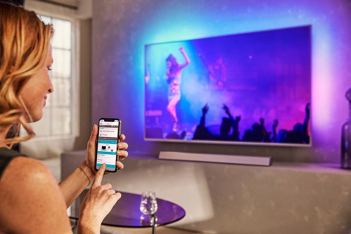 Philips TAB8505/10 Barra de Sonido 2.1 Canales 200 W con Subwoofer Inalámbrico Plata