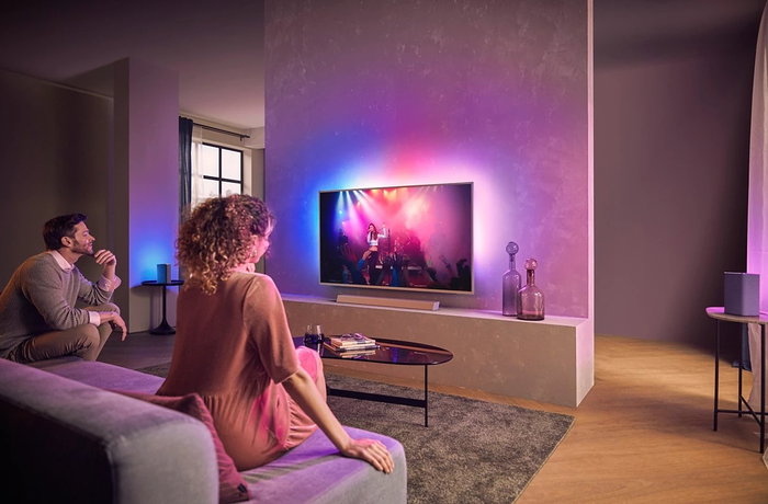 Philips TAB8505/10 Barra de Sonido 2.1 Canales 200 W con Subwoofer Inalámbrico Plata