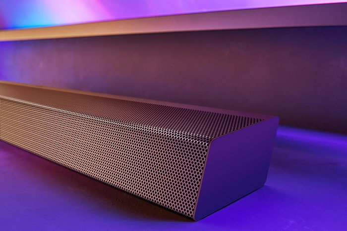 Philips TAB8505/10 Barra de Sonido 2.1 Canales 200 W con Subwoofer Inalámbrico Plata