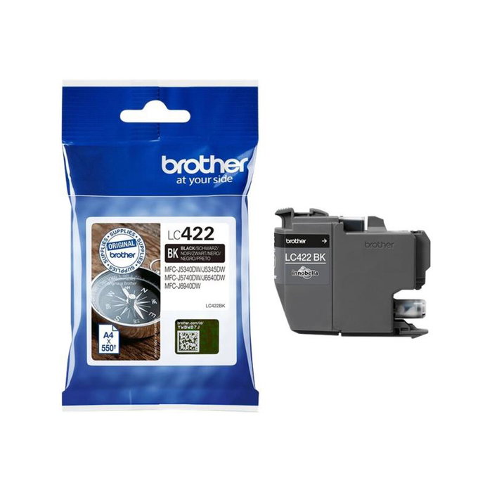 Brother Cartucho de Tinta LC422BK Negro