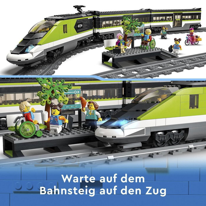 LEGO City Tren de Pasajeros de Alta Velocidad 60337 Teledirigido