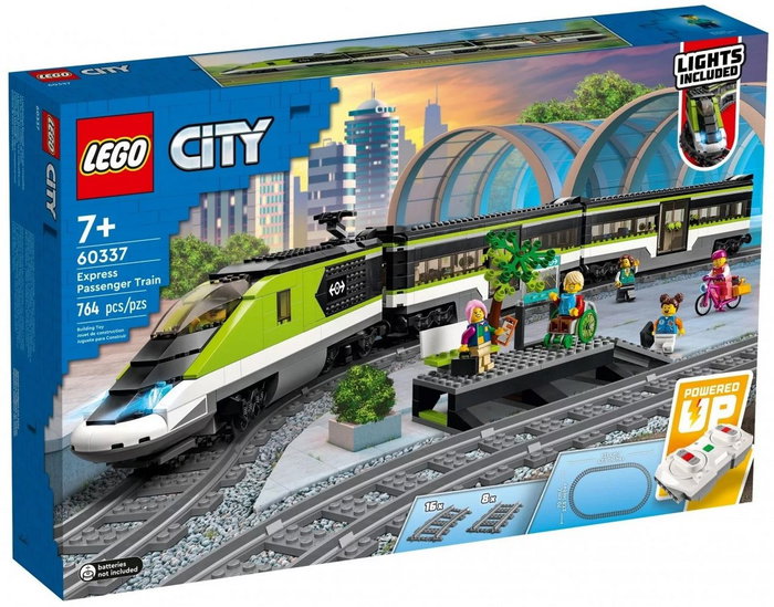 LEGO City 60337 Express Passenger Train Tren de Pasajeros de Alta Velocidad