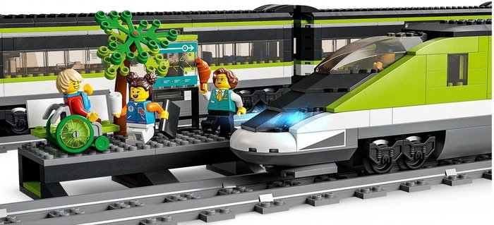 LEGO City 60337 Express Passenger Train Tren de Pasajeros de Alta Velocidad