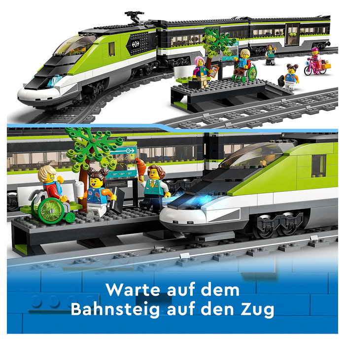 LEGO City Tren de Pasajeros de Alta Velocidad, Juego de Construcción, 764 Piezas, 7+ Años