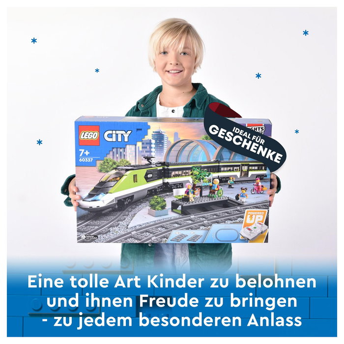 LEGO City Tren de Pasajeros de Alta Velocidad, Juego de Construcción, 764 Piezas, 7+ Años