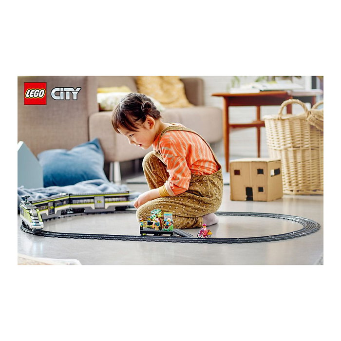 LEGO City Tren de Pasajeros de Alta Velocidad, Juego de Construcción, 764 Piezas, 7+ Años