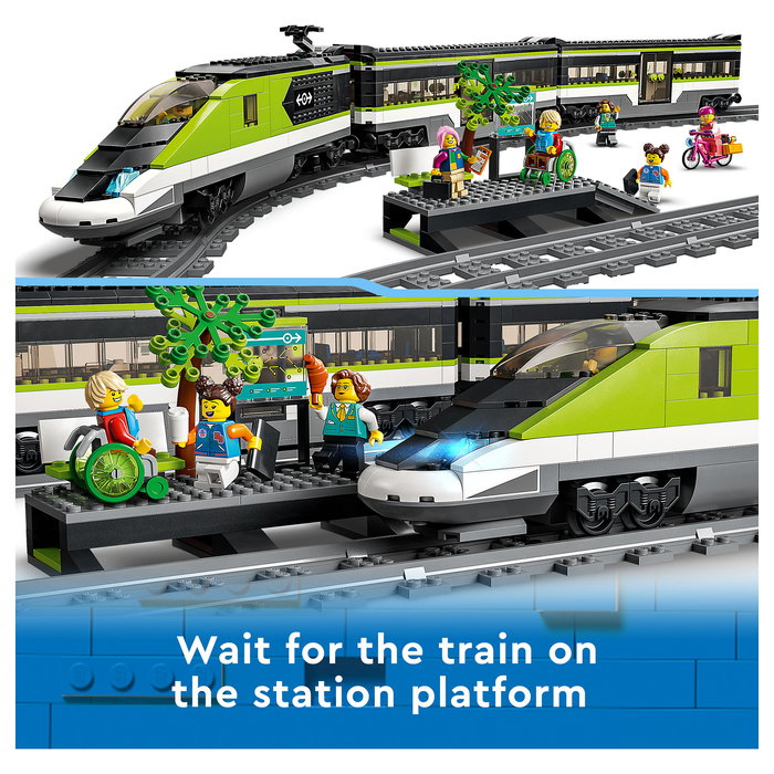 LEGO City Tren de Pasajeros de Alta Velocidad, Juego de Construcción, 764 Piezas, 7+ Años
