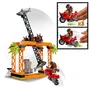 LEGO City Stuntz Stunt Challenge: Shark Attack, 60342 City Stuntz Stunt Challenge, juguete de aventura de acrobacias en motocicleta para niños de 5 años, idea de regalo