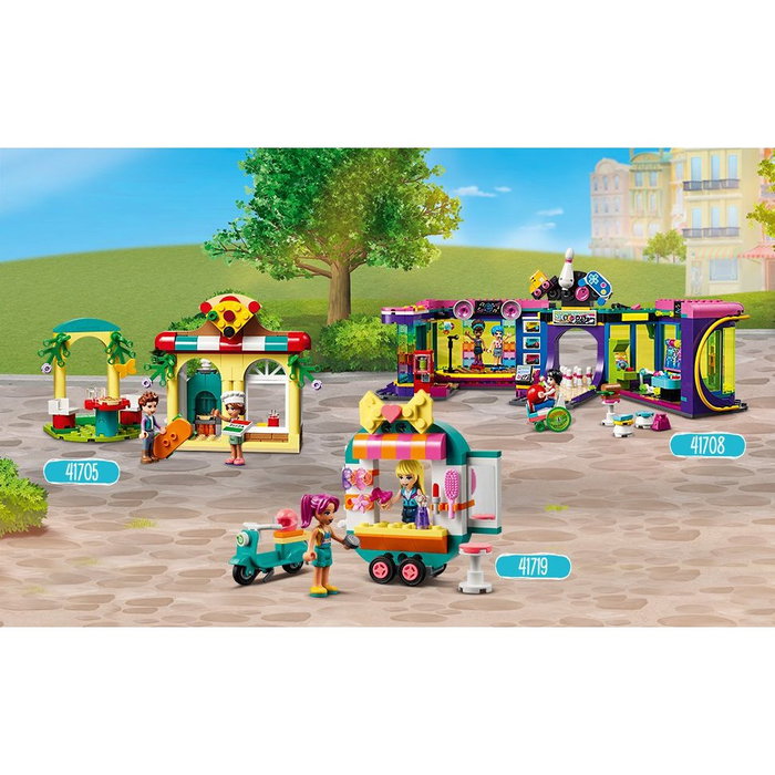 LEGO 41705 Friends Heartlake City Pizzeria - Juego de construcción para niños y niñas de 5 a 99 años, 144 piezas