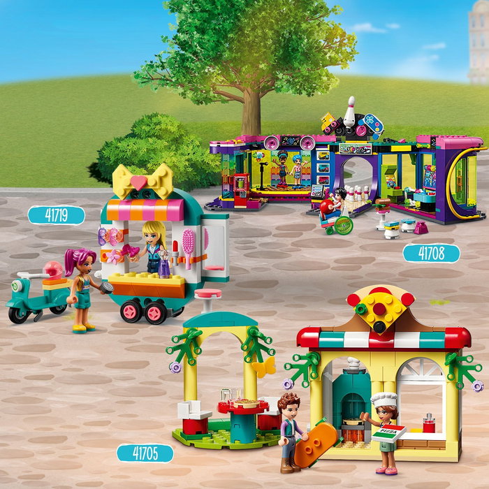 LEGO 41705 Friends Heartlake City Pizzeria - Juego de construcción para niños y niñas de 5 a 99 años, 144 piezas
