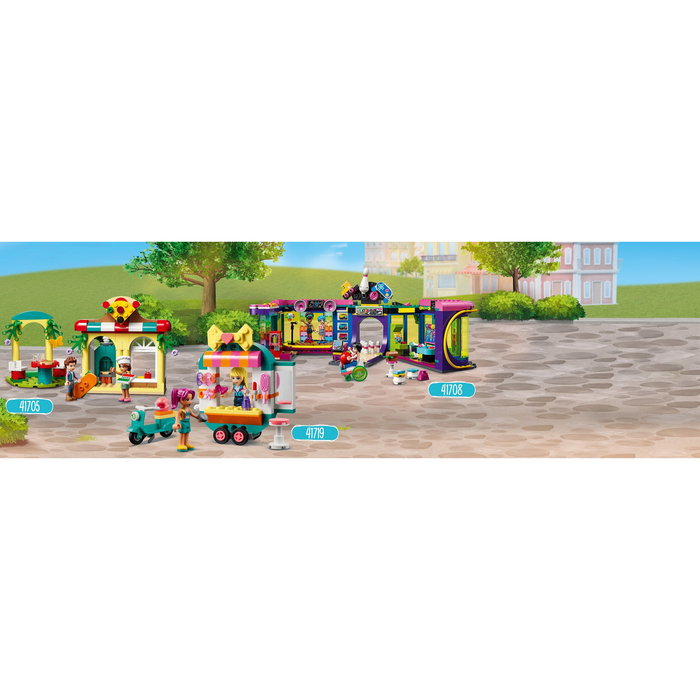 LEGO 41705 Friends Heartlake City Pizzeria - Juego de construcción para niños y niñas de 5 a 99 años, 144 piezas