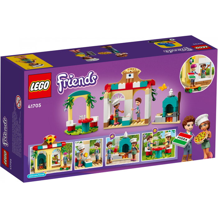 LEGO 41705 Friends Heartlake City Pizzeria - Juego de construcción para niños y niñas de 5 a 99 años, 144 piezas