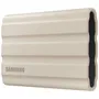 Disco Externo SSD Samsung Portable T7 Shield 2TB/ USB 3.2/ Beige