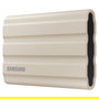 Samsung Portable SSD T7 Shield 2TB USB 3.2 Gen2 Beige - Resistente al Agua y Polvo, Protección por Contraseña AES 256-bit, Lectura 1050 MB/s, Incluye Software