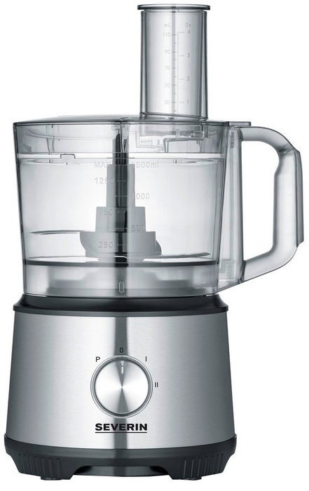 Severin KM3892 Robot de cocina multifunción - 1200 W - Acero inoxidable y negro - Batidora 1,5 L - 2 Velocidades + Pulso Severin KM3892 Robot de cocina multifunción - 1200 W - Acero inoxidable y negro - Batidora 1,5 L - 2 Velocidades + Pulso