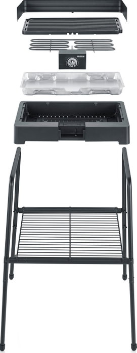 Severin PG8568 Barbacoa Eléctrica Independiente de 2200 W