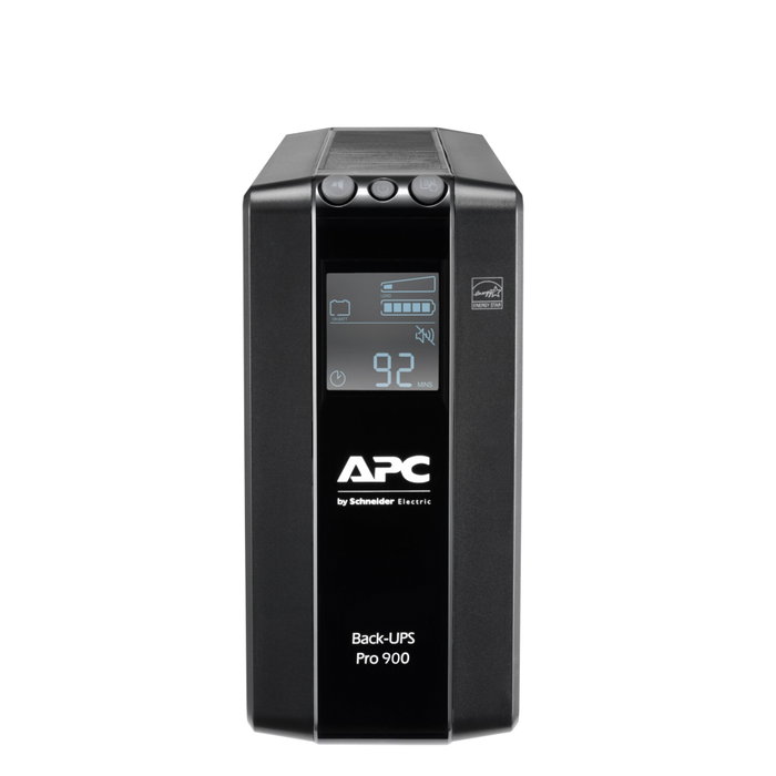 APC Back-UPS Pro BR900MI 900VA 540W, 6 salidas AC, Negro