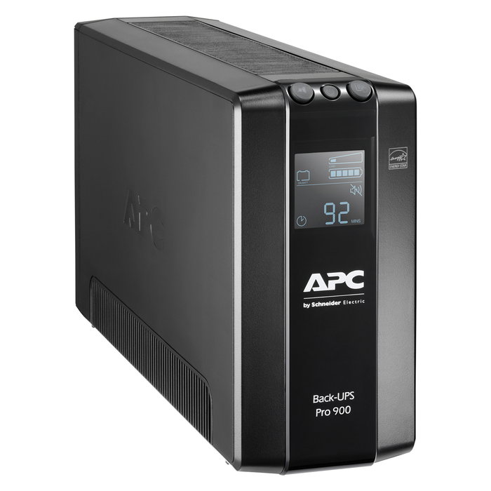 APC Back-UPS Pro BR900MI SAI 900VA / 540W Regulador Voltaje AVR USB Torre Negro