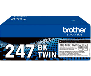Brother TN-247BKT / TN247BKTWIN Toner Negro XL Doble Pack, Compatible con modelos HL-L8260CDW, MFC-L8900CDW, DCP-L8400CDN Brother TN-247BKT / TN247BKTWIN Toner Negro XL Doble Pack, Compatible con modelos HL-L8260CDW, MFC-L8900CDW, DCP-L8400CDN