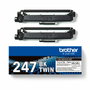 Brother Pack de 2 Cartuchos de Tóner Negro TN247BKTWIN Larga Duración