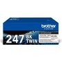 Brother Pack de 2 Cartuchos de Tóner Negro TN247BKTWIN Larga Duración