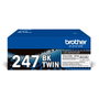 Brother Pack de 2 Cartuchos de Tóner Negro TN247BKTWIN Larga Duración