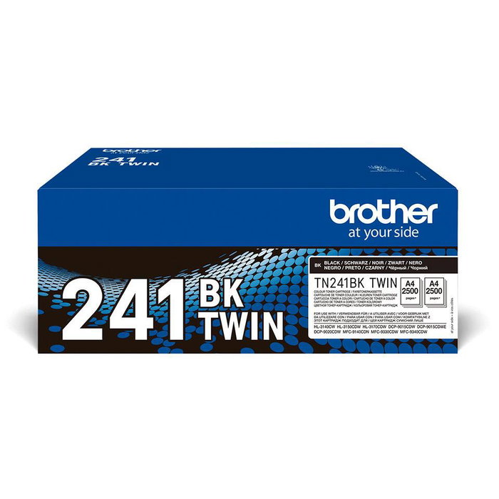 Brother TN241BKTWIN Pack de 2 Cartuchos de Tóner Negro Brother TN241BKTWIN Pack de 2 Cartuchos de Tóner Negro