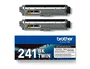 Brother TN241BKTWIN Pack de 2 Cartuchos de Tóner Negro Original