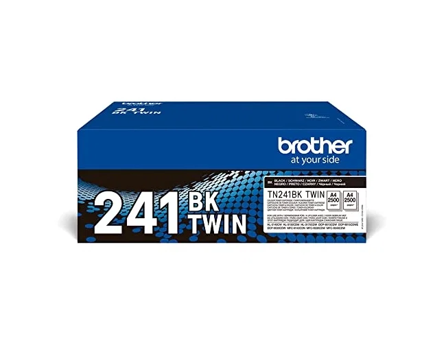 Brother TN241BKTWIN Pack de 2 Cartuchos de Tóner Negro Brother TN241BKTWIN Pack de 2 Cartuchos de Tóner Negro