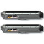 Brother TN241BKTWIN Pack de 2 Cartuchos de Tóner Negro Original