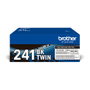 Brother TN241BKTWIN Pack de 2 Cartuchos de Tóner Negro Original