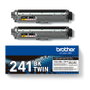 Brother TN241BKTWIN Pack de 2 Cartuchos de Tóner Negro Original