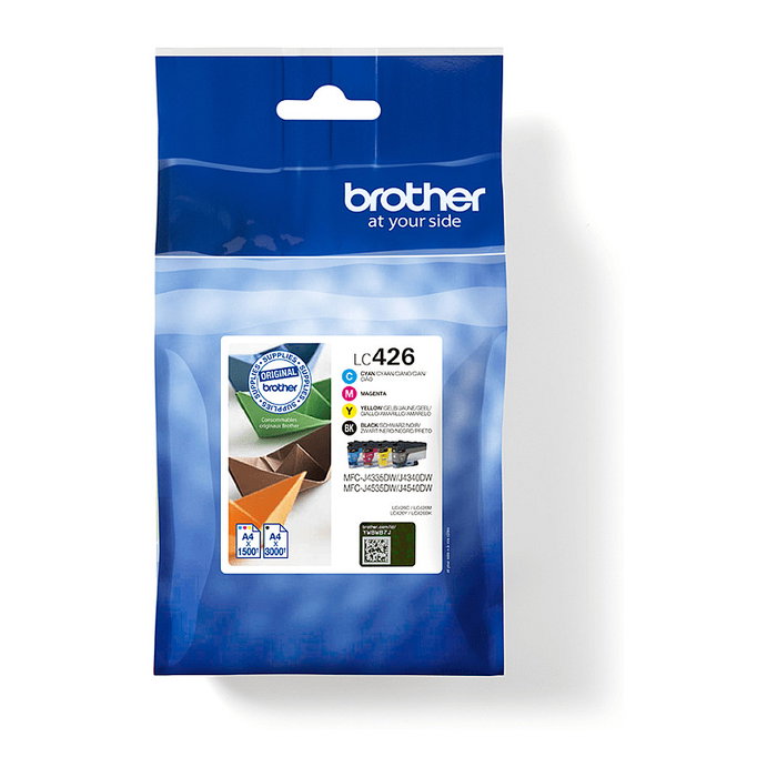 Brother LC426VAL Multipack de 4 Cartuchos de Tinta (BK/C/M/Y) Original Brother LC426VAL Multipack de 4 Cartuchos de Tinta (BK/C/M/Y) Original