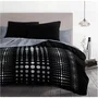 STEEVY Funda Nórdica de Microfibra 220x240cm y 2 Fundas de Almohada 63x63cm Negro