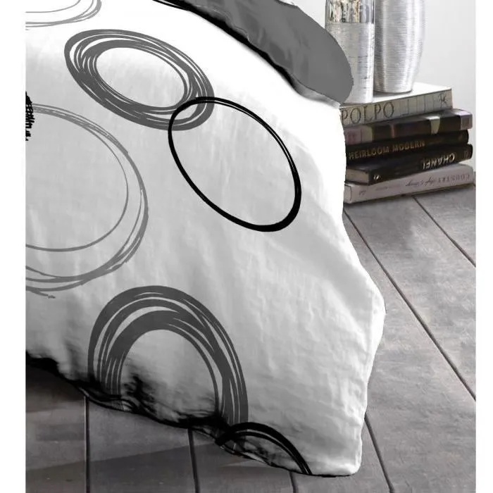 Audace Funda Nórdica Microfibra 220x240cm + 2 Fundas Almohada 63x63cm Gris Claro