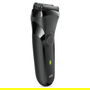 Braun Series 3 301s Máquina de Afeitar Eléctrica con Recortadora, 2 SensoFoil, Negro, Lavable, A Prueba de Agua, Batería Recargable
