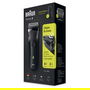 Braun Series 3 301s Máquina de Afeitar Eléctrica con Recortadora, 2 SensoFoil, Negro, Lavable, A Prueba de Agua, Batería Recargable