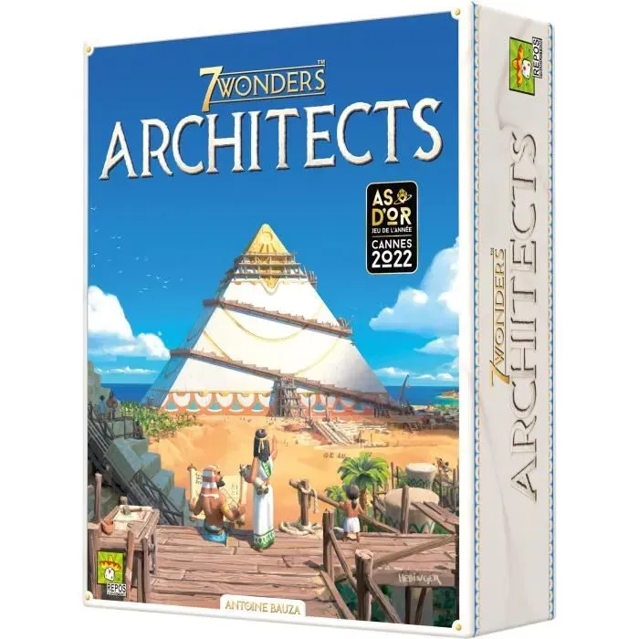 Asmodee 7 Wonders: Architects Juego de Mesa Edad 8+ 2-7 Jugadores Idioma Francés